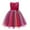 Rose Red, variant on KYAIGUO Toddler Kids Sleeveless Mesh Sequin Dress 3-10Y Rainbow Wedding Party Dress Flower Girl Ball Gown Tulle Prom Party Dress