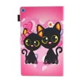thumbnail image 3 of Folio Case for All-New Amazon Fire HD 8 Tablet (8th/7th/6th/5th Generation, 2018/2017/2016/2015 Release), Allytech Smart Book Style Stand Cover Full Body Protective Case Cover, Two Cats, 3 of 10