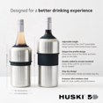 thumbnail image 4 of Enfriador de vino Huski de acero inoxidable, diseño sin hielo, 4 of 9