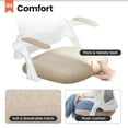 thumbnail image 3 of NEO CHAIR Office Chair, Flip-up Padded Armrests Desk Chair, Ergonomic Back Support, Beige, 3 of 8
