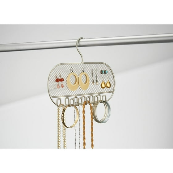 InterDesign InterDesign Classico Hanging Fashion Jewelry Organizer for Rings, Earrings