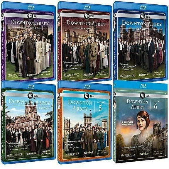 Masterpiece Classic: Downton Abbey Seasons 1-6 Complete Series Collection (Original U.K. Edition) [Blu-ray]