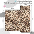thumbnail image 5 of Beige and Brown Leopard Pattern Toddler Nap Mats for Kids Preschool,Sleeping Mat Bag or Kids,Toddler Sleeping Bag,Toddler Nap Mat or Daycare, 5 of 6