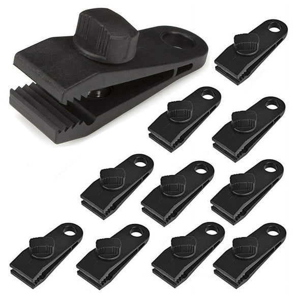 Tarp Clips, 10 Tarp Clips , Heavy Duty Tarp Clips, Awning Accessories, Used for Tents, Awnings, Gardening, Outdoor Camping