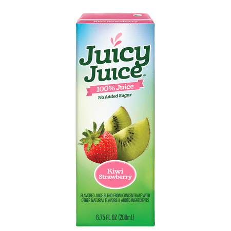 Kiwi Juice - Juicy Juice 100% Kiwi Strawberry Juice Single Serve Box 6.75floz (PACK OF 32)
