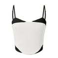 thumbnail image 5 of HexaHive Women's Wrap Corset Bustier Crop Top - Sexy Spaghetti Strap, Open Back, Fashionable, 5 of 5