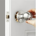 thumbnail image 5 of Hyper Tough Interior Non-Locking Ball Passage Hall & Closet Doorknob Stainless Steel Finish, 5 of 6