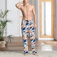 thumbnail image 6 of Lsque Cute Sea Animals Print Men's Pajama Pants, Lounge Pant - Comfortable Home Wear,Elastic Waistband, Stylish Design-X-Large, 6 of 9