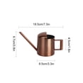 thumbnail image 3 of Botella de Riego Cateissary 300ml Acero Inoxidable Bronce, 3 of 6