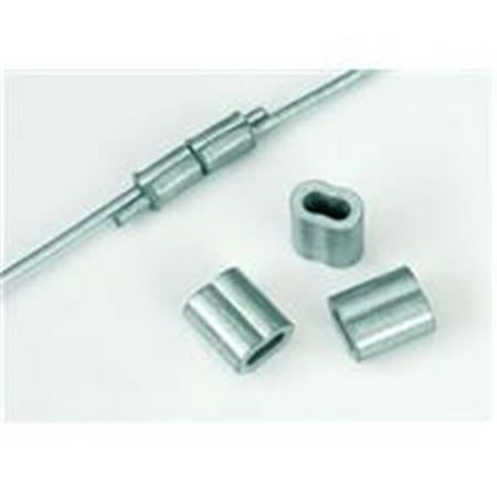 CRIMP SLEEVE FOR WIRE SILVER 100 PACK
