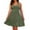 Green, variant on Summer Dresses For Women Solid Color Plus Size Commuting Sleeveless Mid Length Casual Dress Activewear,Pink,XXL