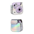 thumbnail image 3 of Case For Fujifilm Instax Mini 11, Protective Case Made Of Soft Synthetic Leather With Shoulder Strap silver, 3 of 3