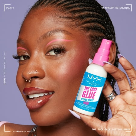ニックス ザ フェイス グロウ セッティング スプレー 60ml NYX PROFESSIONAL MAKEUP SPRAY FIXATEUR THE FACE GLUE [bmj]