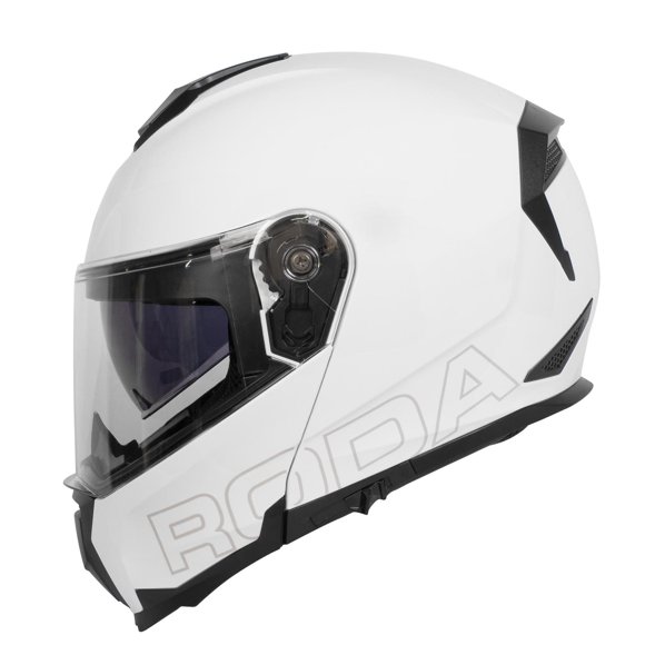Casco integral para motocicleta Roda Talla L rojo blanco M