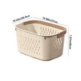 thumbnail image 3 of Fufafayo under $5 Plastic Storage Basket with Handle Portable Bathroom Laundry Basket, Clothes Basket, Storage Basket for Bathroom Bedroom, 3 of 8