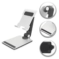 thumbnail image 3 of Desktop Phone Tablet Bracket Phone Tablet Support Rack for Home Office, 3 of 8