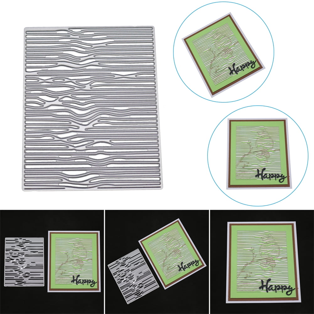 Wave Strip Cutting Dies Stencil DIY Scrapbook Paper Card Emboss Crafts 