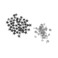thumbnail image 3 of Maytalsory 50 Set DIY Star Rivets Snap Studs Alloy Decorative Buttons Garment DIY Black, 3 of 6