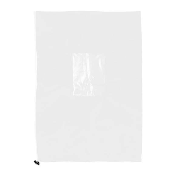 Funda protectora contra heladas para plantas, con ventana, cremallera y cordón ajustable, ideal para arbustos y árboles pequeños en exteriores.