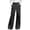 #01 Black 【Mix, Match & Rotate: Stock Up on Daily Colors】, variant on Women's Casual Loose Wide Leg Jeans with Pockets, High Waist Adjustable Denim Pants, Flowy Straight Leg, Baggy Fit for Daily Office, Shopping, Outdoors, Womens | VerBelle,Black L
