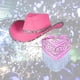 thumbnail image 1 of Sombrero de vaquero Fernando con bandana para mujer, 1 of 8