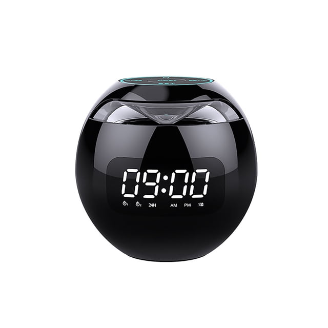Bluetooth5.0 Caja De Audio Reloj Despertador Fm Difusión Altavoz Inalámbrico Portátil Sweethay EL014318-01