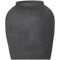 thumbnail image 4 of DecMode 20" Whitewashed Textured Black Ceramic Vase, 4 of 11