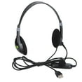 thumbnail image 3 of Wired Headset, Directly Connect Stereo Adjustable Rotatable USB Wired Headset with Microphone for Office 3.5mm,USB, 3 of 7