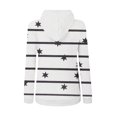 thumbnail image 5 of Blusa con capucha y manga larga con cuello alto y estampado para mujer Fridja  fksj4311, 5 of 5