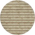 thumbnail image 2 of Addison Rugs Dream Shag Premium Machine Washable Transitional Starfish Tan Round Rug, 8' x 8', 2 of 8