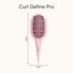 thumbnail image 2 of Conair Curl Define Pro - cepillo para polvo desenredante para cabello rizado, doble ventilación con ranuras continuas, cerdas mixtas para desenredar, suavizar y definir rizos, para cabello, 2 of 9