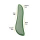 thumbnail image 3 of Jade natural Gua Sha Herramientas faciales Herramienta de masaje Guasha Herramienta de masaje de Abanopi Raspador de Guasha, 3 of 7
