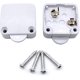 thumbnail image 1 of 2 Piece Cabinet Door Switches Cabinet Switch Light Switch Automatic Switch for Cupboards, White, 1 of 1