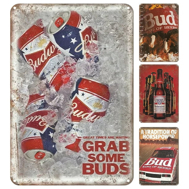 4 Uds Placa Metal Rectangular Pintura Hierro Baiwei 20x30cm
