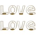 thumbnail image 4 of PENGXIANG 2 Sets  Creative Iron Craft Candleholders Romantic Candleholders Desktop Decors, 4 of 6