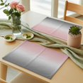 thumbnail image 3 of Pink and Grey Ombre Placemats Set of 6 Gradient Color Place Mats Table Mats Kitchen Dining Home Outdoor Party Table Decoration, 3 of 9