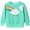 Light Green, variant on Toddler Baby Girls Flamingo Sweatshirts Casual Pullover Crew Neck Winter Long Sleeve Tops Shirts Clothes 7T