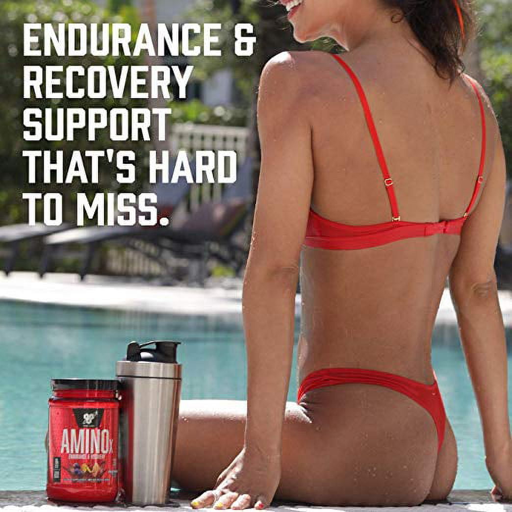 BSN Amino X Amino Acids + BCAA Powder, Tropical Pineapple, 30 Servings