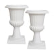 thumbnail image 2 of pstuiky Maceta romana europea de plástico para flores ideal para decoración de arreglos florales de imitación ingeniosa maceta decorativa de jardinería dividida por la mitad., 2 of 6
