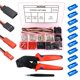 thumbnail image 1 of Kit de cables crimpados con conector servo con herramienta de crimpado, 1 of 6