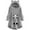 Grey, variant on Fleece Blanket Hoodie Long Hoodie Dress Women Cute Pattern Winter Cat Ear Fleece Fuzzy Hooded Blanket Dress Plush Tops For Teen Girls