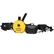 E-Collar ET‑300 Mini Educator Remote Humane Dog Training Collar Bundle – Yellow – ½‑Mile Waterproof E‑Collar + PetsTEK Clicker, 100 Levels