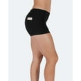 thumbnail image 4 of Women Premium 3" / 5" Inseam No-Ride Compression Active Workout Booty Shorts Running Yoga Volleyball Crossfit, 4 of 7