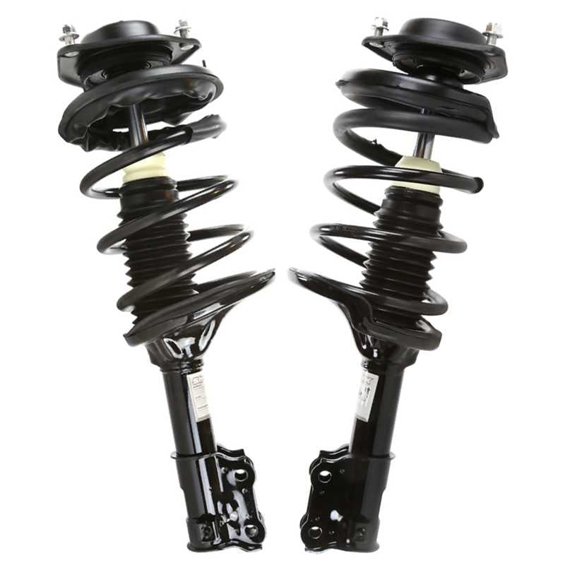 AutoShack Front Complete Strut and Coil Spring Assembly Set of 2, Driver  and Passenger Side Replacement for 2000 2001 2002 2003 2004 2005 2006  Hyundai 