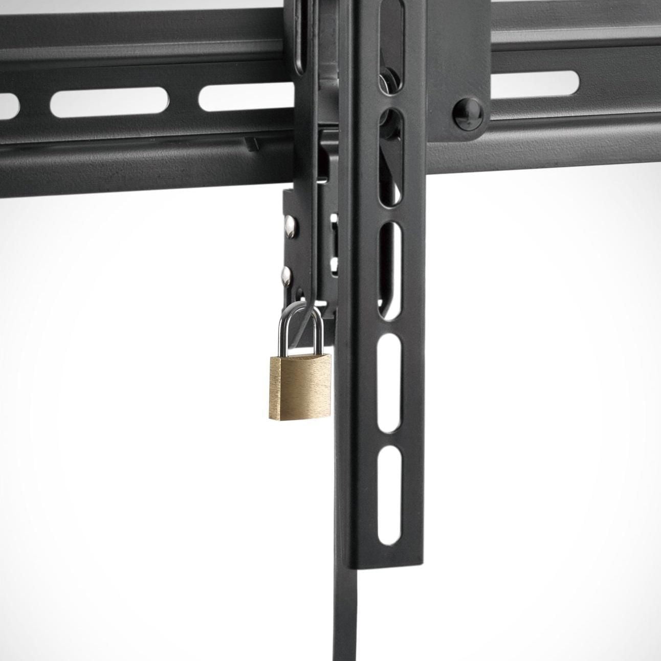 Support mural pour téléviseur à extension avancée inclinable et pivotante de RCA, 37 po à 90 po - Noir