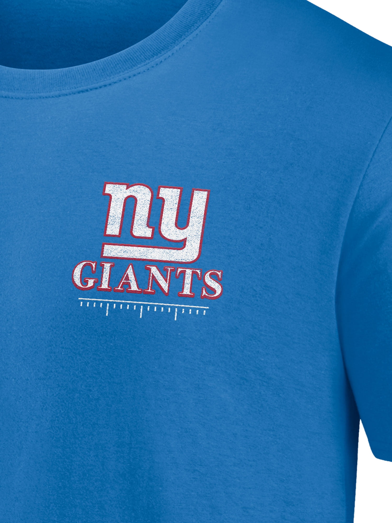NFL New York Giants Men's Cotton Faded Royal Short Sleeve T-Shirt