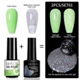 thumbnail image 1 of LILYCUTE 7ml capa superior colorida reflectante brillo láser Gel esmalte de uñas Vernis Semi permanente Uv Gel Hybird Nail Art Esmaltes Tan Jianjun  unisex, 1 of 2