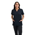 thumbnail image 2 of Women's Button V-Neck Scrub Top Medical Nursing JDM Uniforms, 2 of 5