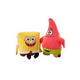 thumbnail image 1 of Juego De Muñecas De Peluche Bob Esponja Y Patricio 25cm ROSA AMARILLO, 1 of 4
