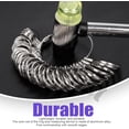 thumbnail image 4 of Ensemble de 3 Pcs Outils de Mesure pour Bagues Incluant Mandrin Métal Jauge de Mesure et Kit d'Assortiment de Marteaux en Caoutchouc, Outil en Acier Kit de Réparation pour Fabrication de Bagues, 4 of 6